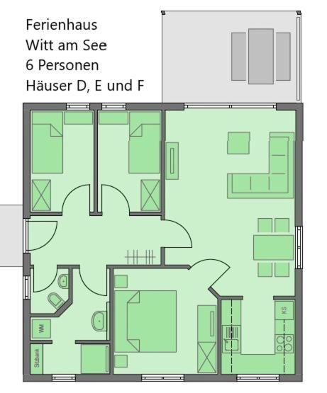 Witt Am See F Klein Wittensee Екстериор снимка